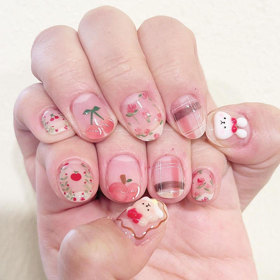 Your heart will drop as soon as you see these super cute short nail styles - Photo 5.