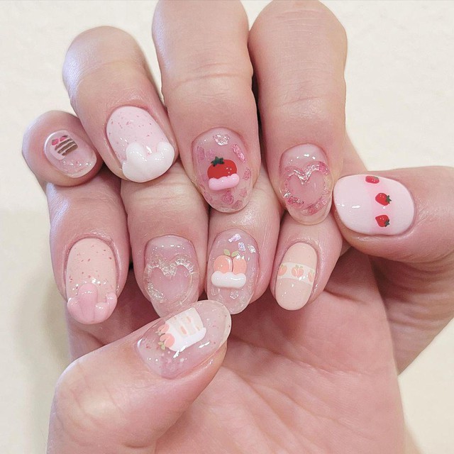 Your heart will drop as soon as you see these super cute short nail styles - Photo 6.