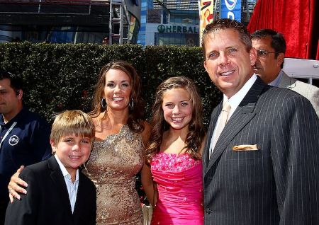 Beth Shuey with kids and ex-hubby